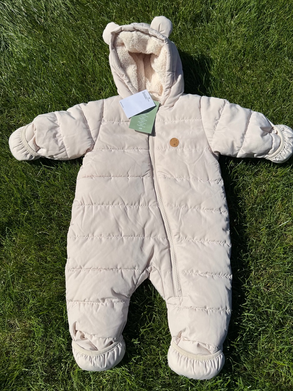 NWT H&M baby bear onsie 6months